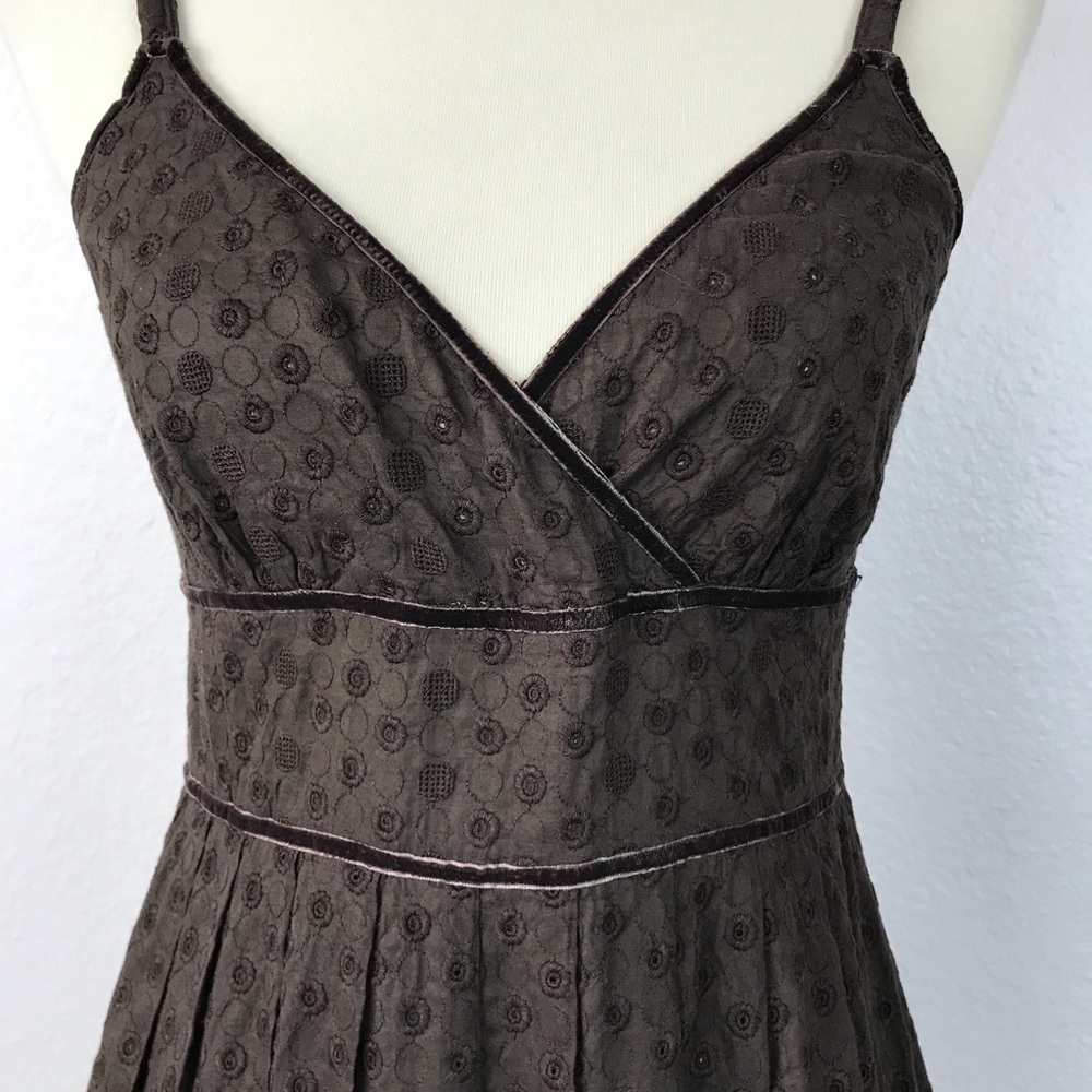 Michael by Michael Kors Velvet Trim Dress D190 - Picture 2 of 7
